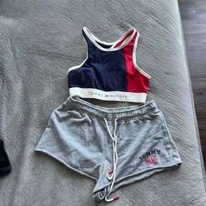Tommy Hilfiger, sports bra and shorts set